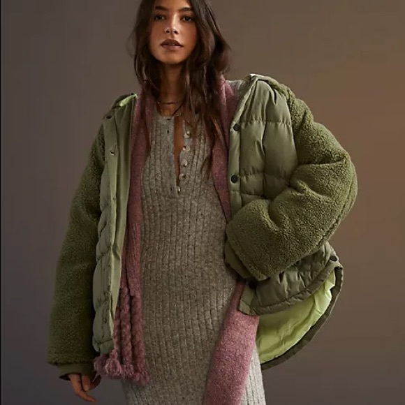 NWT Anthropologie Pilcro puffer swing jacket (XS) - Picture 3 of 10